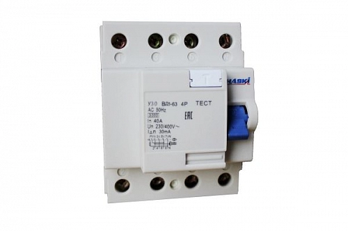 УЗО ВД1-63 4Р  40А 30мА 4810228005024