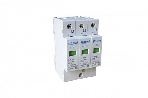 Ограничитель импульсных перенапряжений ОПС1, класс D, 3P 4810228008308