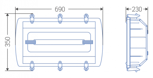 Индукционный тоннельный светильник ITL TN002