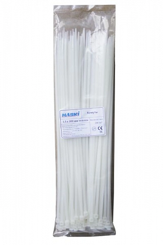 Хомут 3,5х300мм нейлон (уп.100шт.) 4810228009534