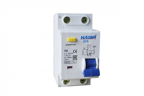 Диф. автомат ДА8 2P  6А 30мА 4810228003716
