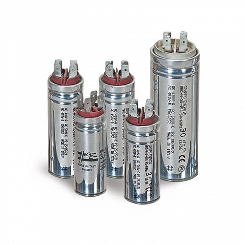 Конденсатор ДПС в алюминиевом корпусе
