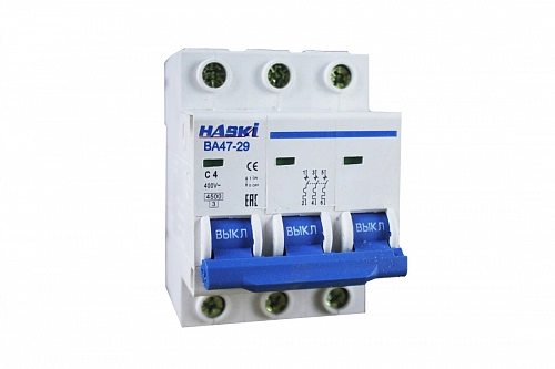Выкл. авт. ВА47-29 3Р 4А 4.5кА хар. С 4810228000357
