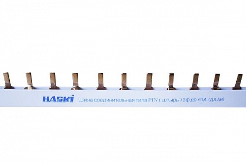 Шина соединительная типа PIN(штырь) 2ф до 63А, 1м 4810228007523