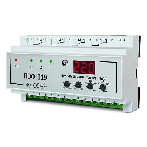 Электронный переключатель фаз ПЭФ-319