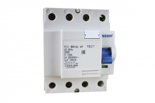 УЗО ВД1-63 4P 100А 100мА 4810228005246