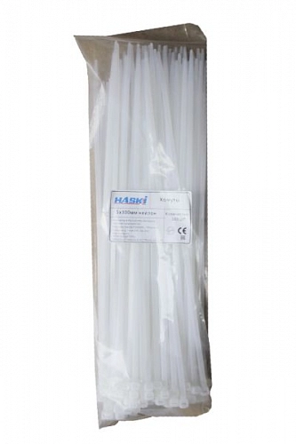 Хомут 5х300мм нейлон (уп.100шт.) 4810228009589