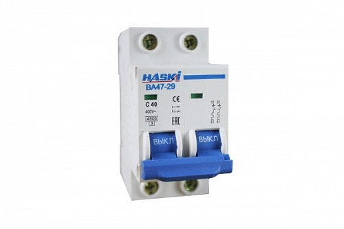 Выкл. авт. ВА47-29 2Р 40С 4.5кА хар. С 4810228000302