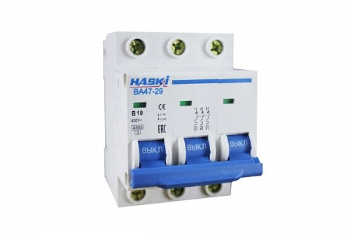 Выкл. авт. ВА47-29 3Р 10А 4.5кА хар. В 4810228001040