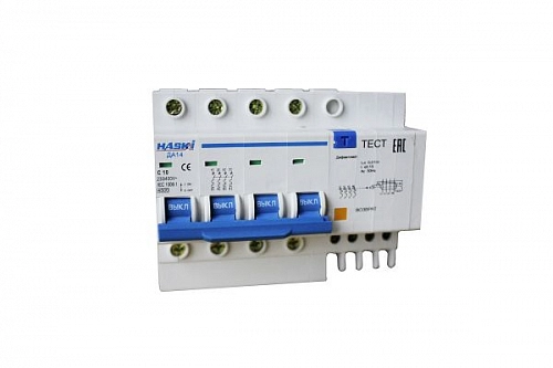 Диф. автомат ДА14 4P 10А 10мА 4810228004447