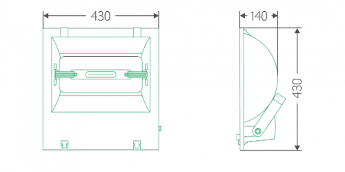 Индукционный прожектор ITL FL001