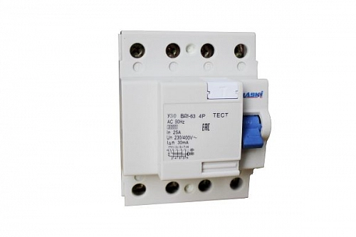 УЗО ВД1-63 4Р  25А 30мА 4810228005000
